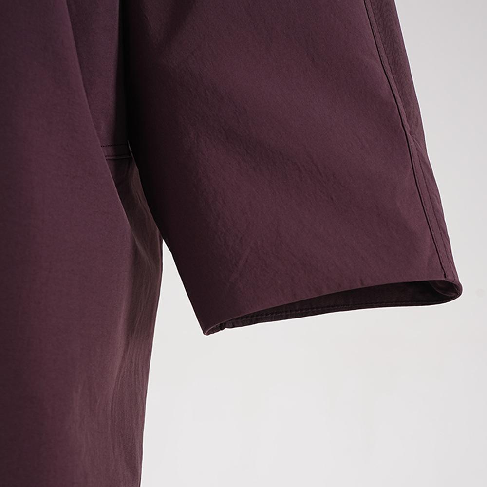 Женская темно-синяя ветровка большого размера с длинным элегантным воротником-стойкой и длинным рукавом, модная весна-осень