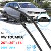 Для Volkswagen VW Touareg Porsche Cayenne 2008 ~ 2018 передние и задние щетки стеклоочистителя резак задняя часть щетки для чистки окон