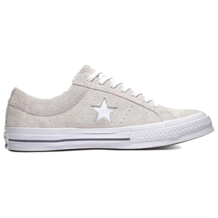 Converse One Star Low Vintage Suede 'White' (Unisex) White / Monochrome Skate Shoes 161577C