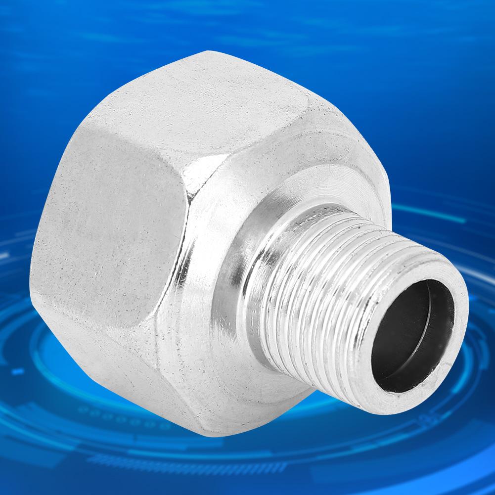 Stainless Steel Hex Head Reducer Pipe Connector Fitting Male Thread G1/2in Female Thread G1in