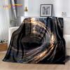 Universe Space Stars Black Hole Galaxy Earth Milky Way Soft Blanket,Soft Throw Blanket for Home Bedroom Bed Sofa Cover kid Gift