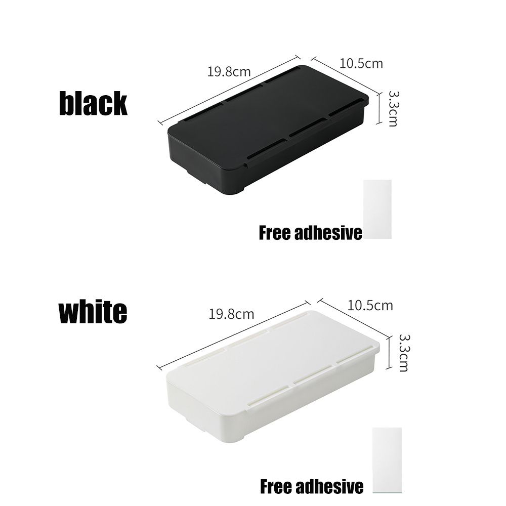 Box Storage Box Under The Desk Drawer Type Punch Free Invisible Drawer Organizer Storage Rack Box