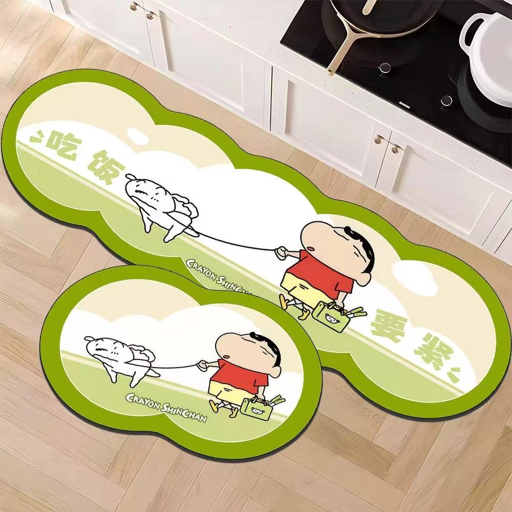 Мелки Маленький Новый Дверной Коврик Бытовой Кухонный Мягкий Диатомовый Грязевой Жиронепроницаемый Напольный Коврик Мультяшный Впитывающий Быстросохнущий Напольный Коврик