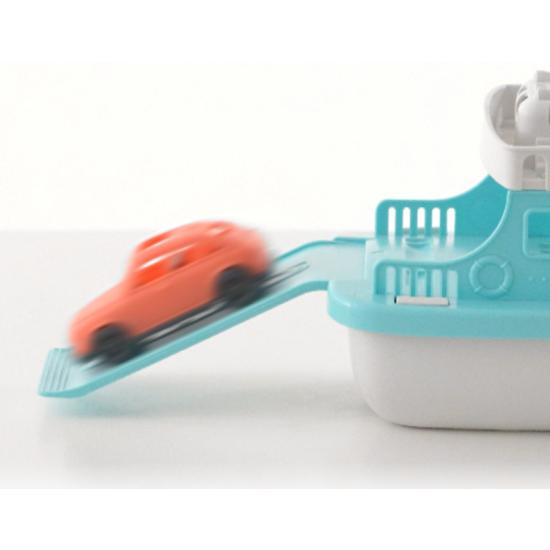 My Little Tiger Car Ferry + Mini Car 4P Bath Toy Set, Korean Bath Toys
