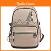 Big Simple Capacity Backpack With Letter Print Design For Middle School Students