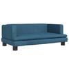 VidaXL Children's Sofa Blue 80x45x30 Cm Velvet 3196305