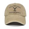 Бейсболка с граффити yellowstone yellowstone шелкография кепка с козырьком потертая изогнутый козырек шляпа от солнца