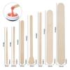 100 Wooden Waxing Spatulas for Hair Removal - Multiple Sizes
