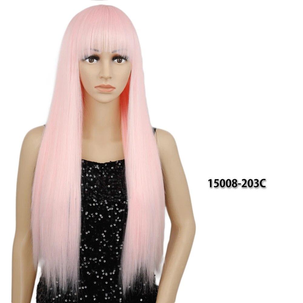 Синтетический длинный оранжевый парик с золотыми медовыми волнами и яркими пятнами, парик для косплея, женский термостойкий средний парик