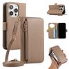 Crossbody Zipper Wallet with Card Holder Phone Case for IPhone 16 15 14 11 Pro Max XS X XR 7 8 Plus 13 12 Mini Se4 Leather Cover