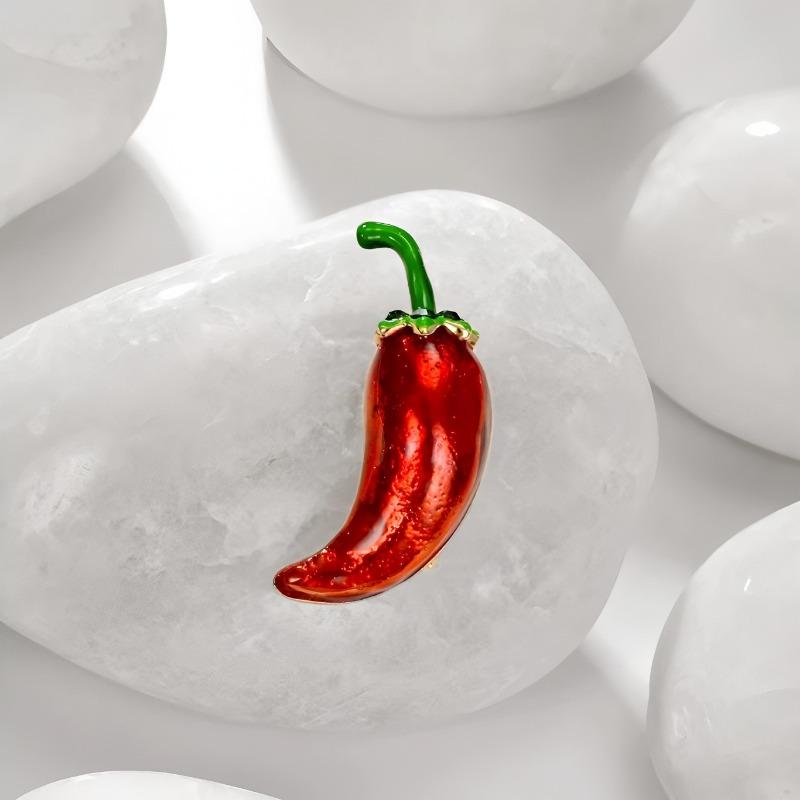 Маленькая брошь-перец, Маленькая корсажная брошь, Заколка-булавка с защитой от бликов, Универсальный кардиган с аксессуарами