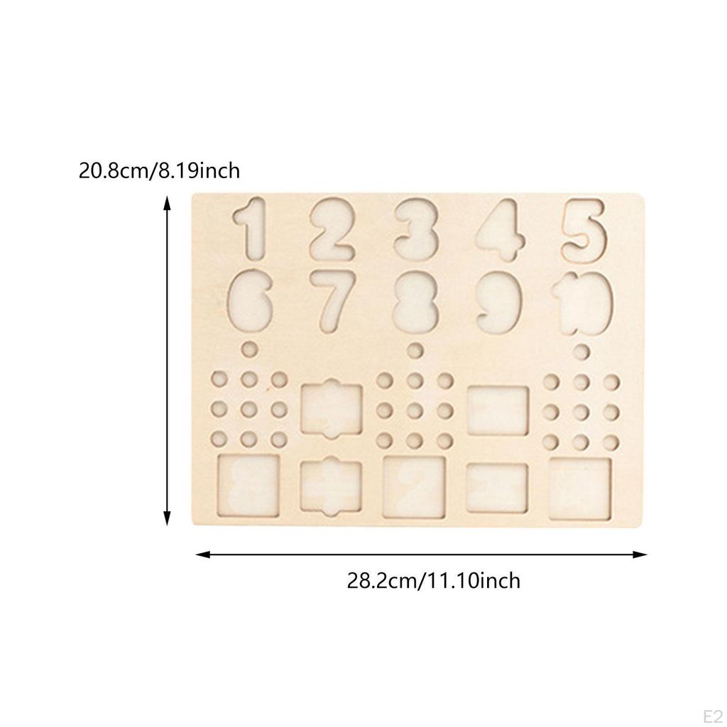 Wooden Board Bead Game Color Sorting Stacking Toys for Teaching