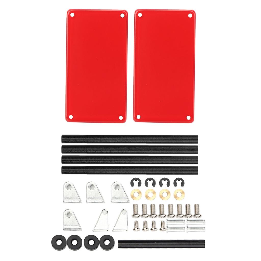 Mini 2‑Tier Tools Storage Trolley Mobile Workshop Garage Repair RC Accessories for 1 8 1 10 1 12 1 16 Scale Model Large