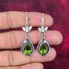 Peridot Earrings Gemstone Jewelry, 925 Solid Sterling Silver Earrings, Handmade Jewelry Birthstone Earrings, Gift For Him
