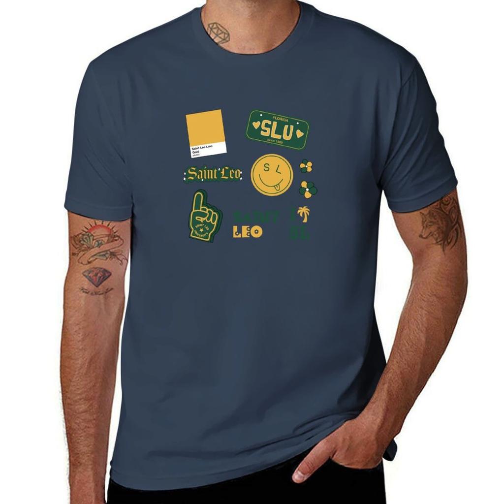 Saint Leo Tshirt Basic Simple Design Short Sleeve Shirt