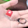 LED Mechanical Keyboard Key Chain Wooden Fish Key Axle Tester Decompression Pendant  Children Adult