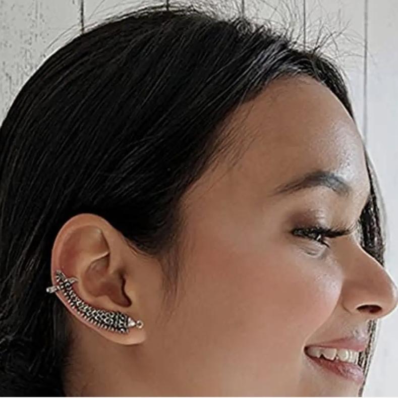 Серьги из латуни и серебра с оксидированием для женщин и девочек, стильная, модная эксклюзивная коллекция, 100% приятный для кожи продукт для сережек