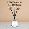 50ml  Flameless Reed Diffuser Set Flameless Lavender Chamomile Oil With Reed Diffuser Stick Home Room Air Freshener Decor