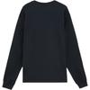 STONE ISLAND Однотонная футболка с логотипом, круглым вырезом и длинным рукавом, мужские топы, темно-синий K1S1521002-27S0013-V0020