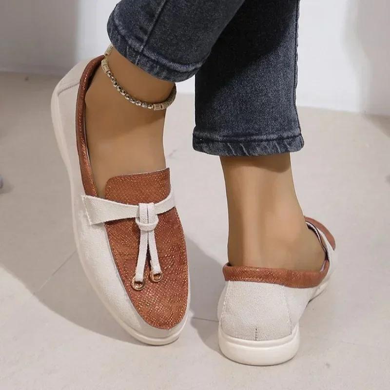 36-43 Мокасины Удобные Трансграничные мужские и женские туфли больших размеров Весна и лето Новые туфли на плоской подошве Повседневные Мягкая подошва