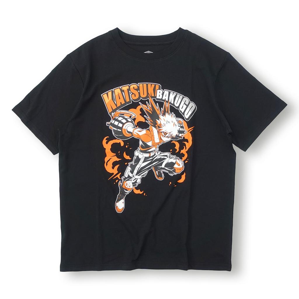 My Hero Academia Bakugo Short Sleeve Merchandise Bakugo Katsuki Character [Fine Plus] T-shirt