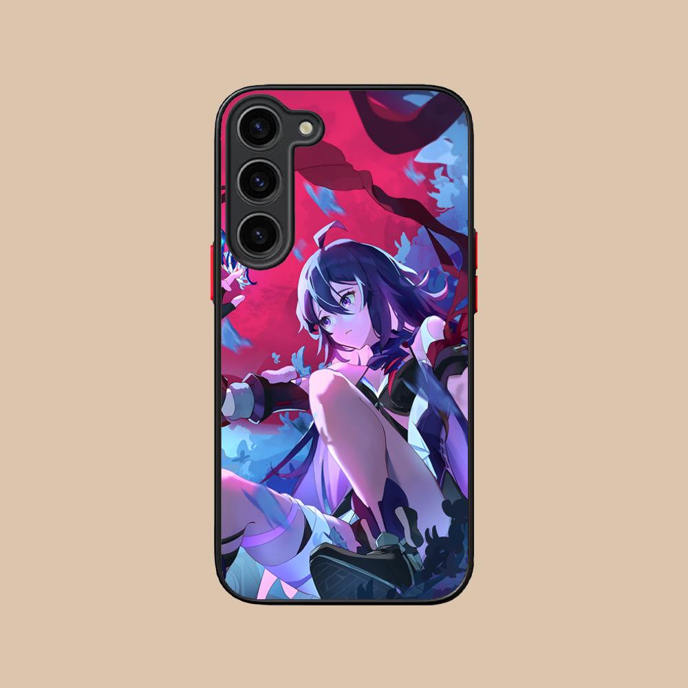 Силиконовый чехол HSR Seele для мобильного телефона Samsung Galaxy S26 S25 S24 S23 S22 S21 Plus FE Ultra Цветной чехол
