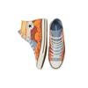 Converse Chuck Taylor All Star Модные Прочные Амортизирующие Высокие Кеды из Канваса Унисекс Желтый Синий 170843C