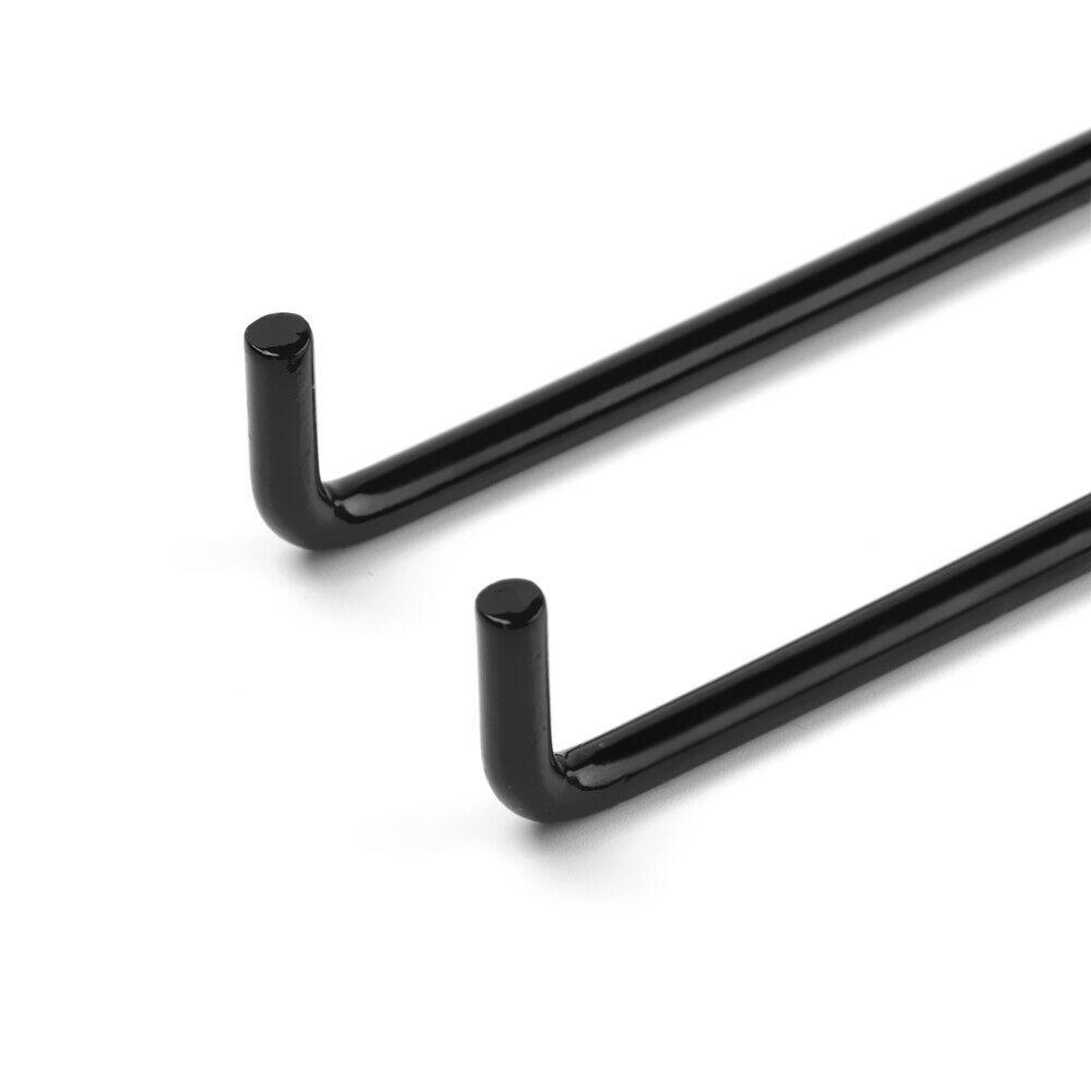 Iron Durable Goblet Cabinet Kitchen Bar Cup Hanger Wine Glass Holder Storage Shelf Hanging Rack