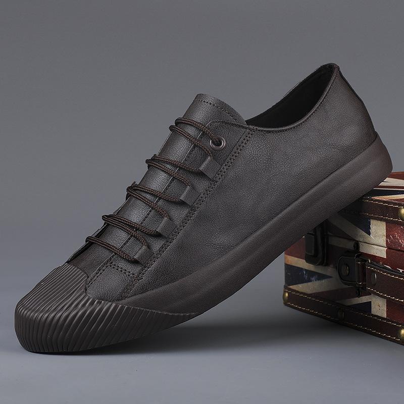 Мужская обувь Повседневная кожаная обувь Мужская трендовая повседневная обувь Осенняя деловая обувь