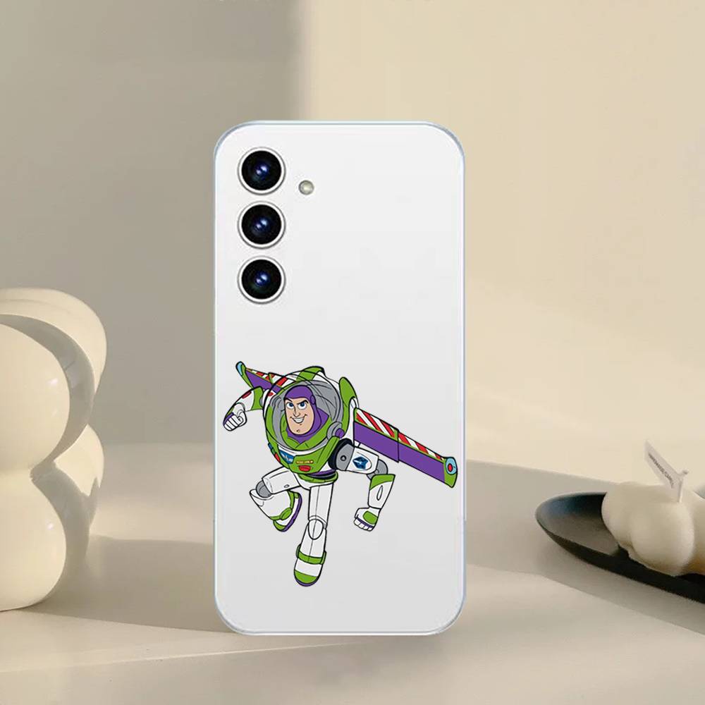 Чехол для телефона B-Buzz Lightyear для Samsung Galaxy S21 S22 S23 S24 S25ULTRA FE Ultra Plus5G A52S Прозрачный чехол