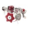 [C5448] - Cherry Red 'Japanese Garden' Designer Bracelet