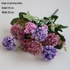 Silk Fake Flower Bouquet for Living Room or Dining Table Decor - Plastic Dried Flower Bonsai Ornaments