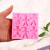 Man DIY Silicone Cake Decorating Tools Sugarcraft Decoration Chocolate Mould Christmas Mold