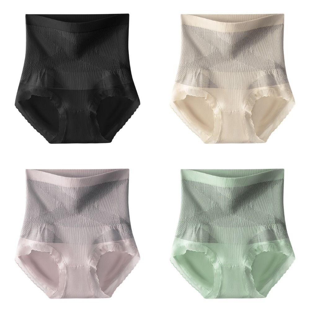 High Waist Postpartum Body Shaper Cotton Crotch Tummy Control Underwear Seamless Shapewear  Lady