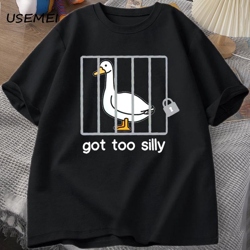 Cute Fun and Versatile Casual Men and For Women Round Neck Short-sleeved T-shirt