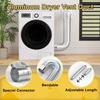 Aluminum Dryer Vent Hose Insulated Dryer Vent Pipe Professional Dryer Vent Duct  Kitchen