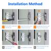 Hardware Fitting Buckle Right Angle Stainless Steel 90 Degree Door Hasp Barn Latch Cabinet Lock