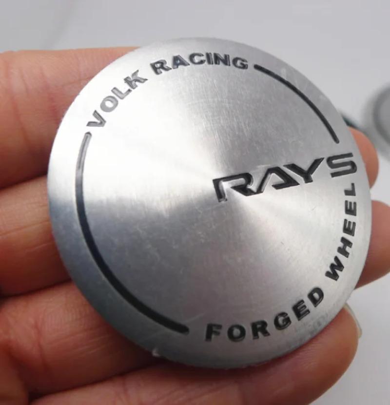 4 шт. 45 мм 50 мм Колпачки ступицы колес Rays Volk Racing Наклейка Диски автомобиля Колпак значка Эмблема