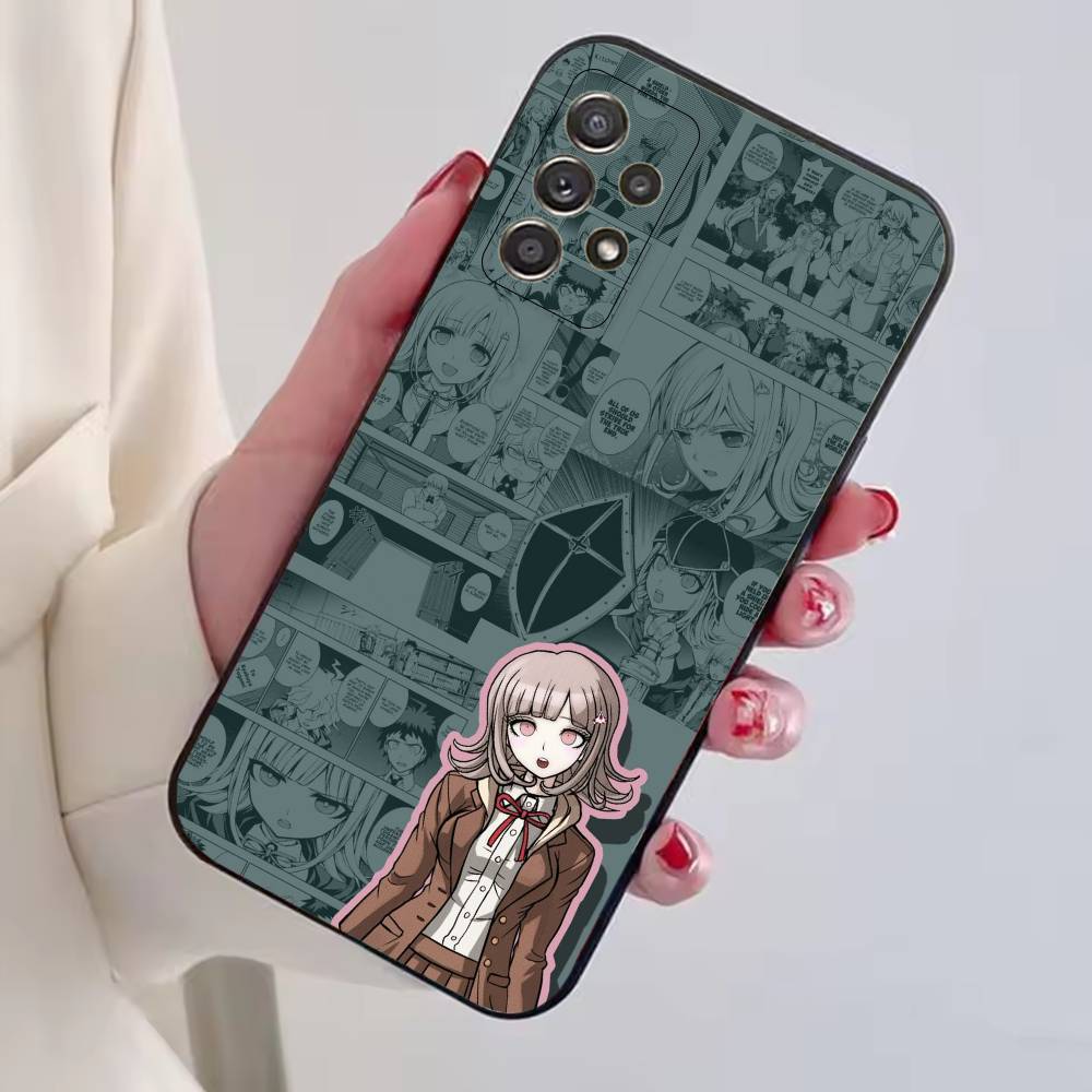 Чехол для телефона Danganronpa C-Чиаки Нанами Черный Силиконовый Мягкий Для Samsung S25,S24,S21,S22,S23,S30,Ultra,S20,Plus,Fe,Lite