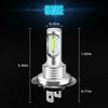 4 PCS H7 LED Headlight Bulbs High Low Beam 6000K Super White Lights Car Fog Lights Auto DRL H4 H8 H8 H11 Cob Chips 12V 24V 80W