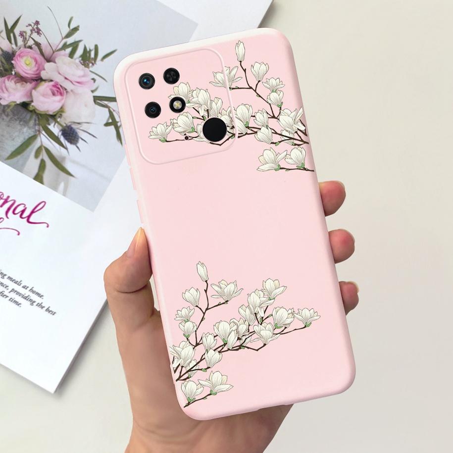 Чехол для Redmi 10C Чехол для Xiaomi Redmi 10 Power Модный Цветочный Тонкий Мягкий Силиконовый Чехлы для Телефона Для Xiaomi Redmi 10C 10 C Funda