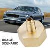 Адаптер для баллона Часть Аксессуары 1/4SAE G3/4 Латунь Золотой Автомобильный кондиционер Адаптер для баллона R134A Полезный Высокое качество