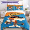 3pcs Cheetos Bedding Set Duvet Cover Closure Includes 1 Duvet Cover & 2 Pillowcases, Soft and Comfortable for All Seasons.