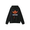 adidas Толстовка с капюшоном Originals с большим трилистником и контрастным логотипом, мужская толстовка с капюшоном, черная H09354