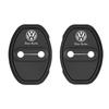 2/4Pcs Silicone Car Door Protective Cover Auto Door Locks Guard Shock Pads for Volkswagen VW R 4 Motion Caddy CC Golf 5 6 7 Bora