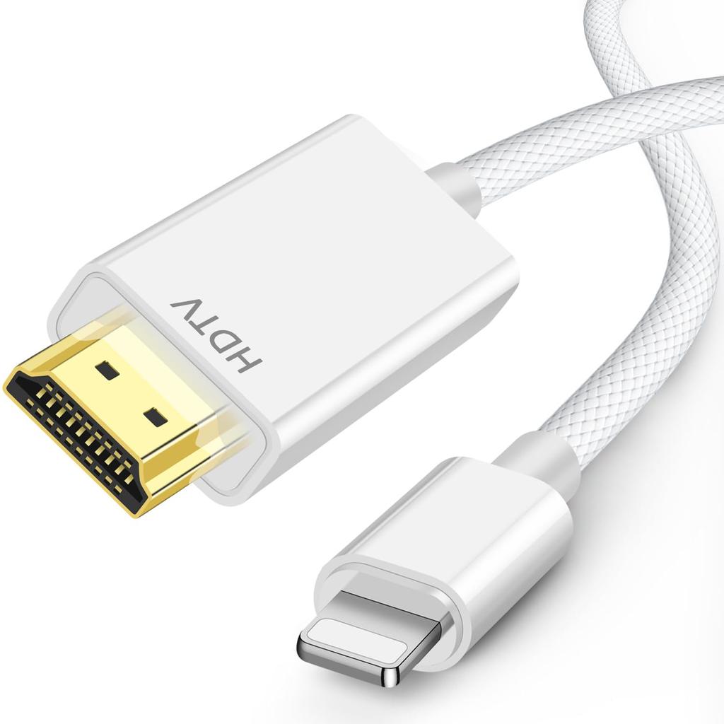 MFi Certified HDMI Cable iPhone HDMI Conversion Cable 1M Lightning HDMI Conversion Cable Digital AV Conversion Adapter Output To TV Lightning HDMI