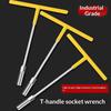 Набор торцевых ключей Т-образного типа, Т-образный удлиненный шестигранный ключ, Инструменты для ремонта шин автомобилей и мотоциклов с резиновым покрытием