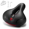 Bicycle Saddle Saddle Cushion 5CM Super Thick Road Bike Saddle Memory Foam Saddle Cushion Memory Foam No Pain Shock Absorption Sports Saddle