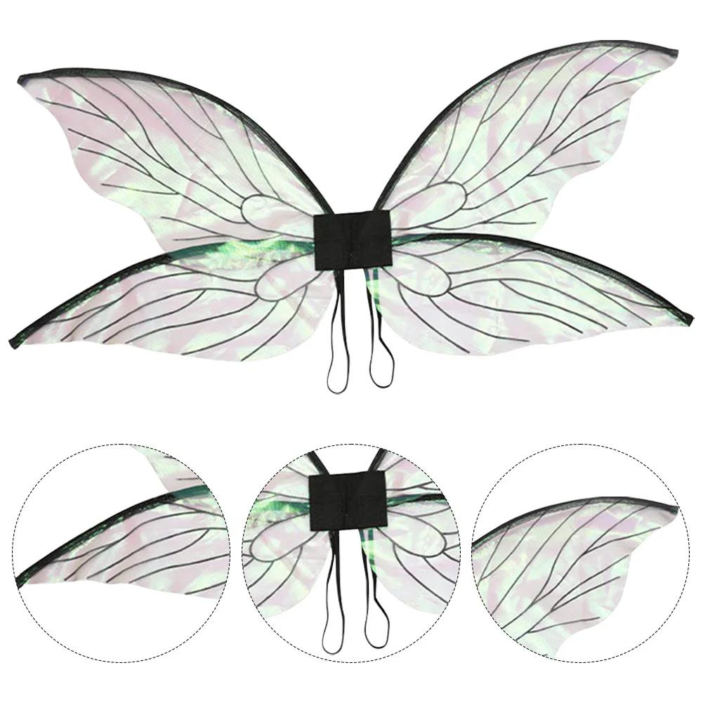 Dress UP Elf Cosplay Wing for Women Girls Butterfly Wings Fairy Wings Costume Masquerade Festive Party Props