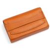 Governor Leather Craftsman Men's Large Capacity Accordion Card Case, Genuine Tochigi Leather, 24 Cards, Accordion Card Case, GV016 CA (Caramel)